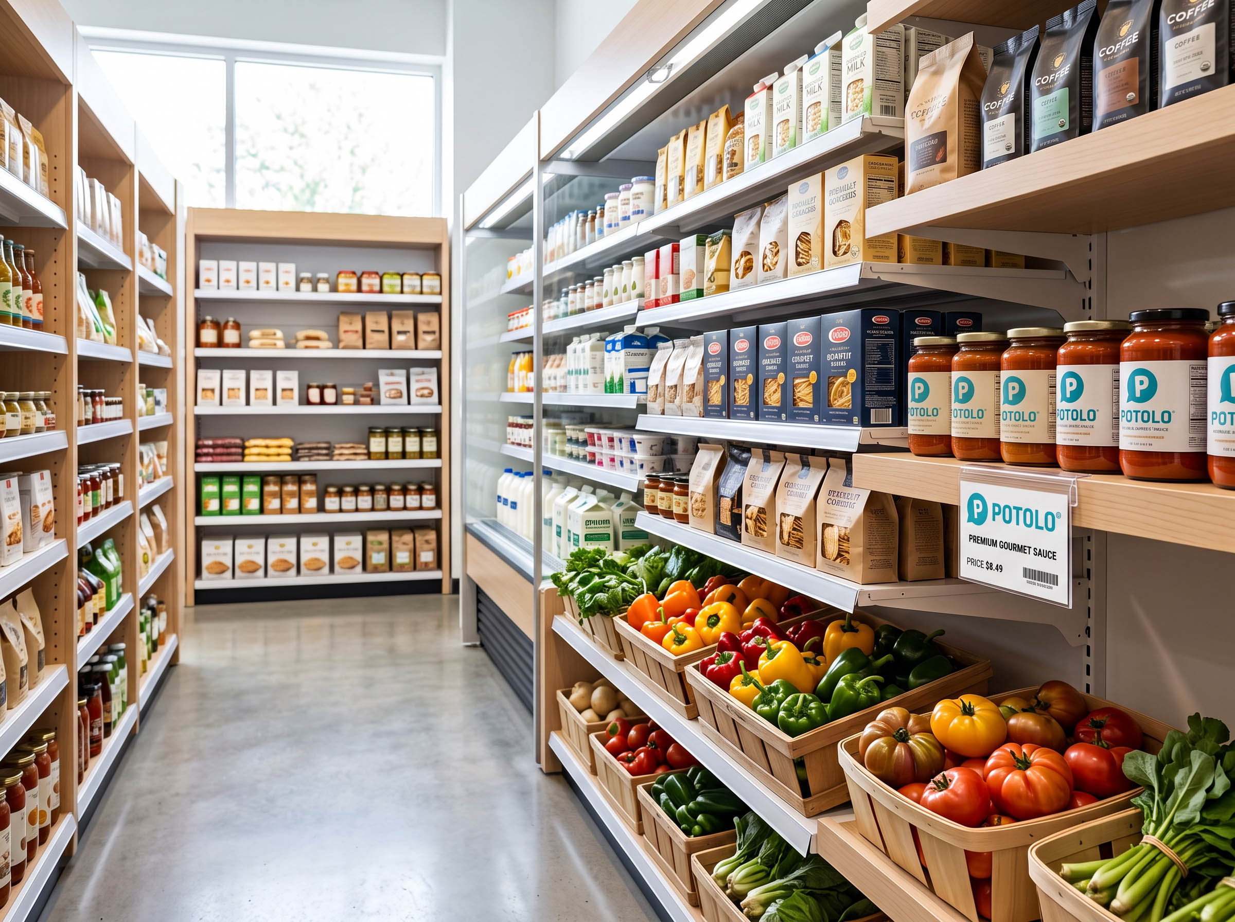 Groceries from local stores on Potolo Shop